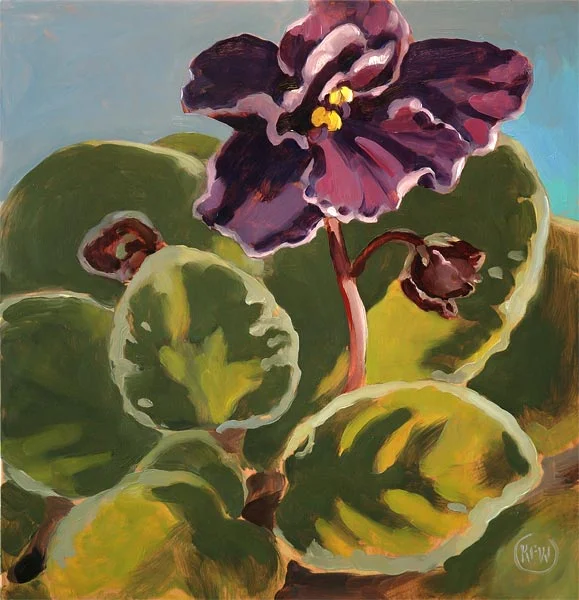 87 - African Violet - SOLD