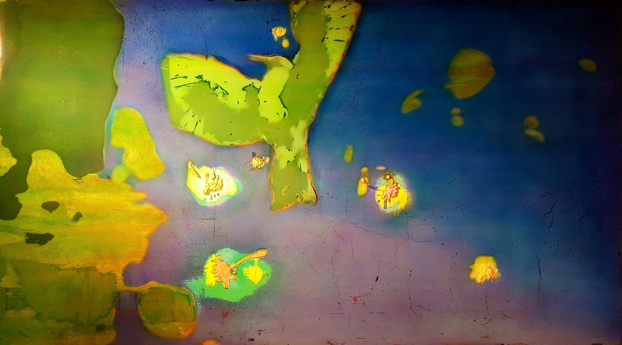 374 The Coming Rain 40" x 72"Oil on wood panel $11,500.