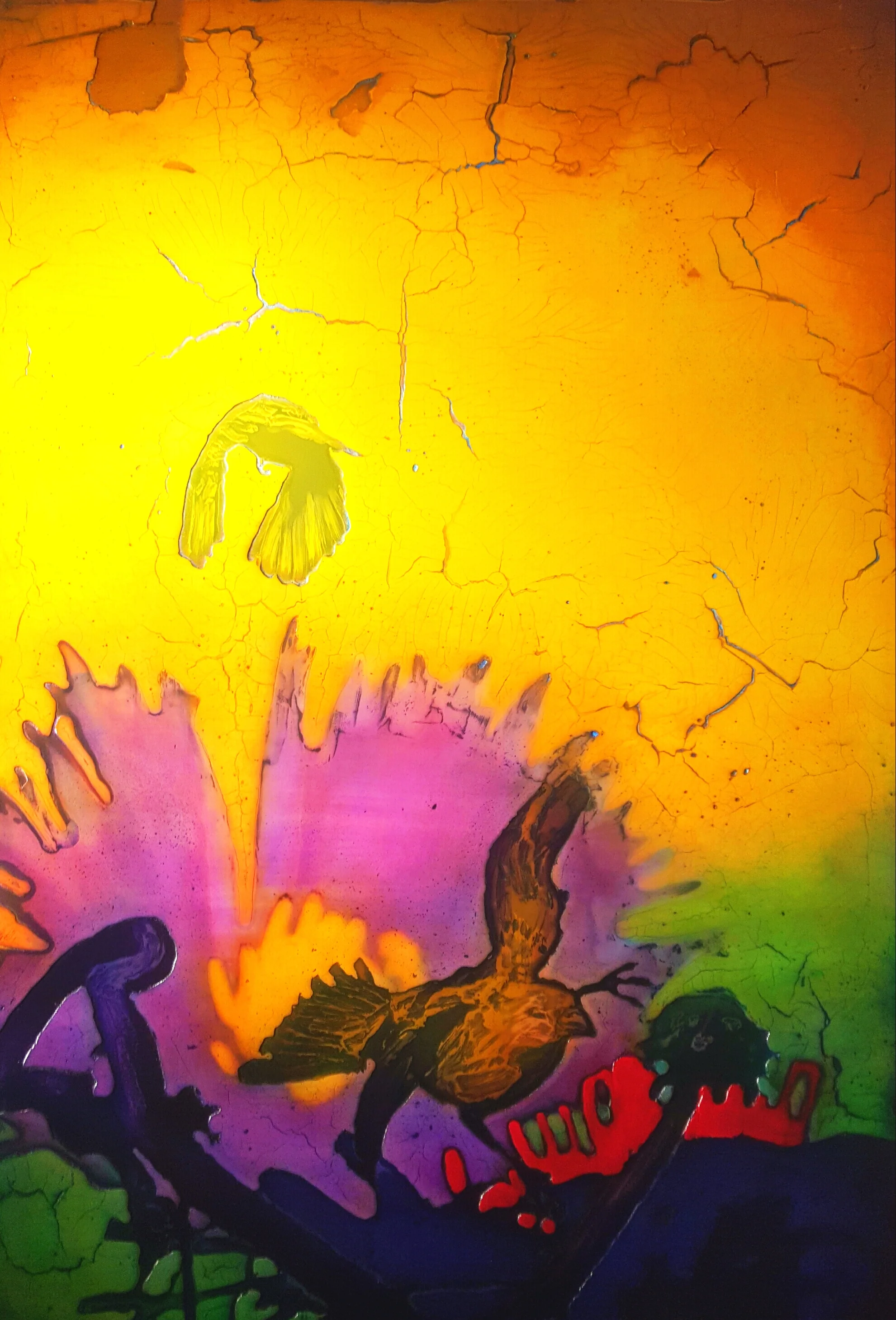 375 Here and There 33.25" x 48" $6,300.