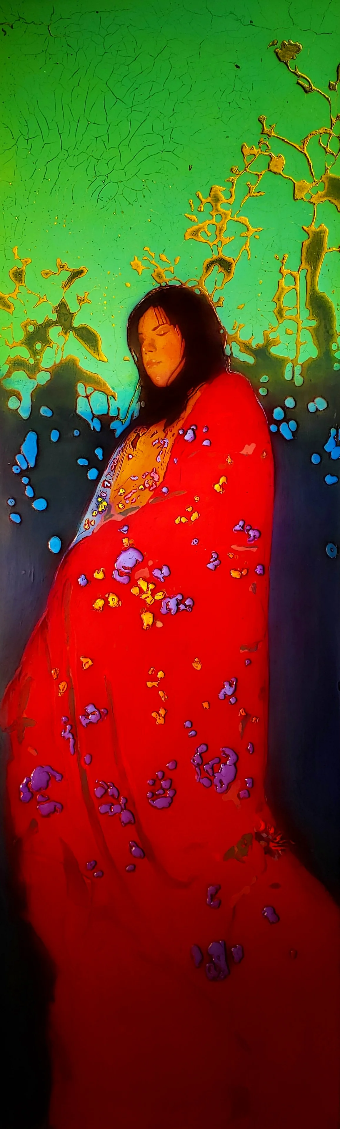 The Edge of Everything 15.5" x 50" Oil on Wood Panel $3,100.