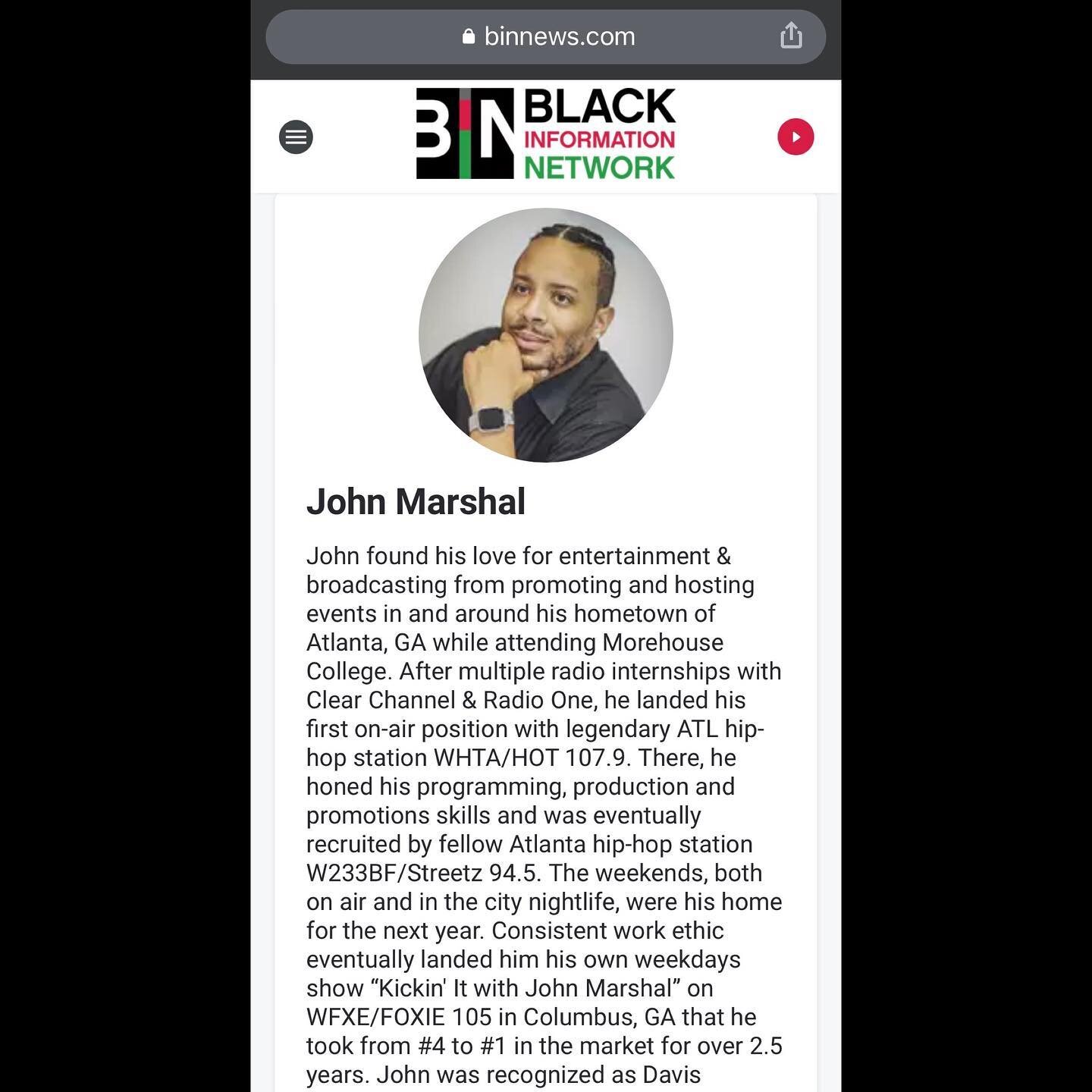 Breaking News! 📰 I am now the newest nationally syndicated News Anchor &amp; Reporter for @iheartradio&rsquo;s @blackinformationnetwork! ✊🏽🎙️