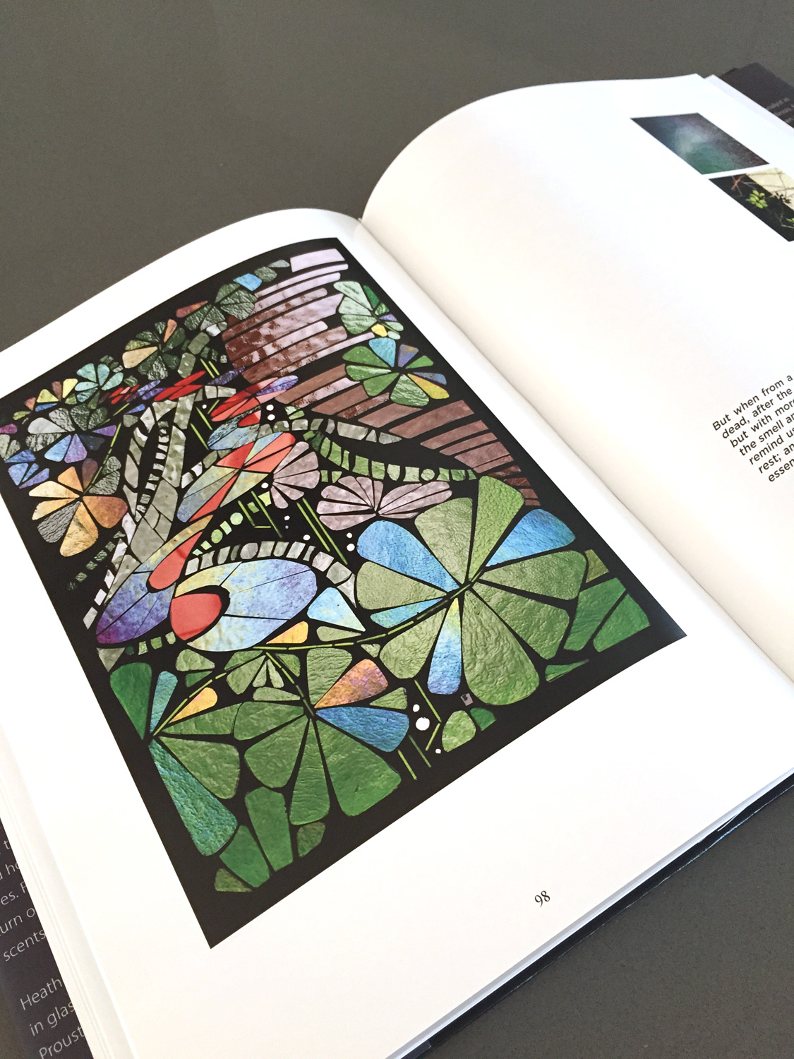 sample art page | with images by Heather Hancock | Flourish
