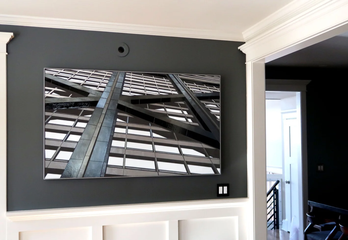 Reflect 4.3 beams | glass | 5’x3’ c Heather Hancock 2019