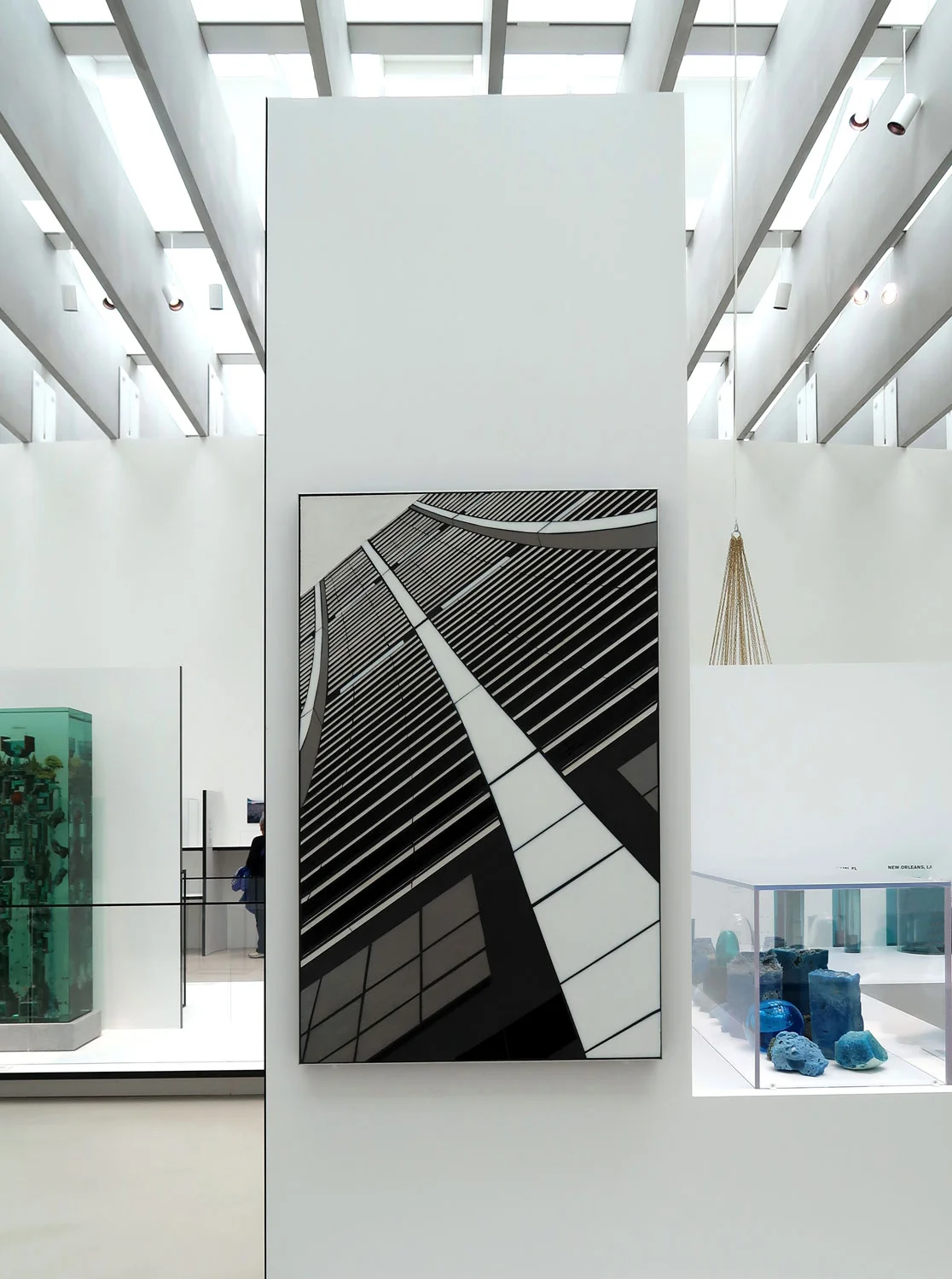 Reflect 3.2 Curve | 48”x30” | handcut glass c Heather Hancock 2018 Corning Museum of Glass New Glass Now international survey through Jan 2020