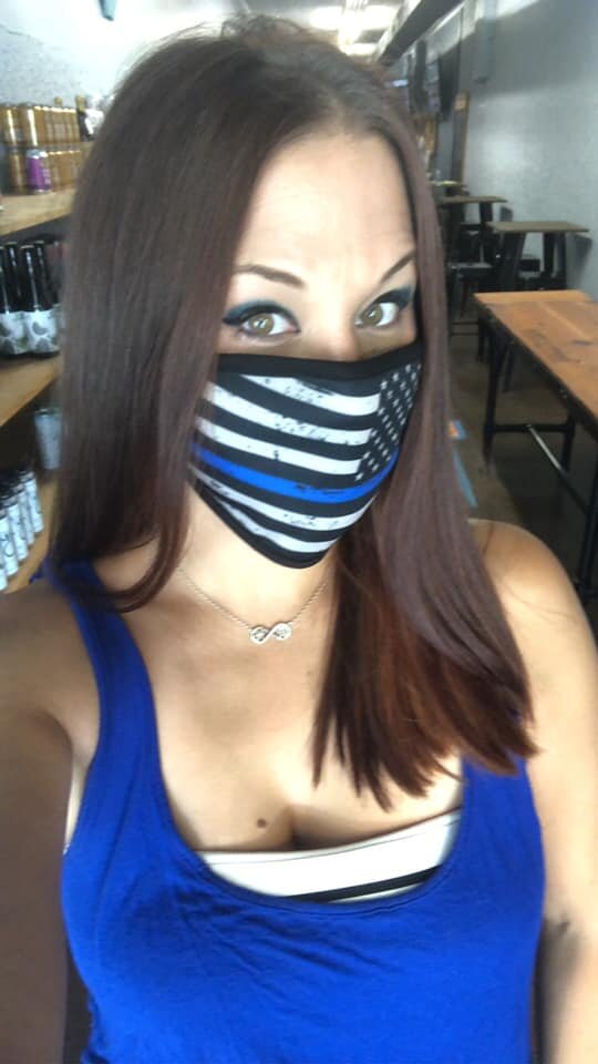 Blue Line Mask (100% of Sales Benefit the 809 Foundation)