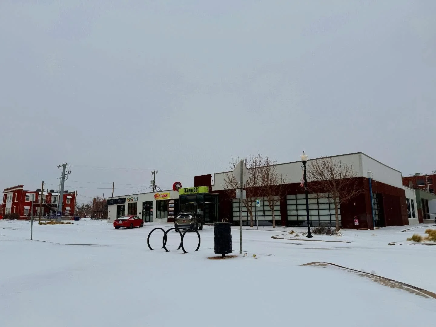 A snowy tour of our available spaces in north downtown OKC. #urbanretailokc #okcsnowday