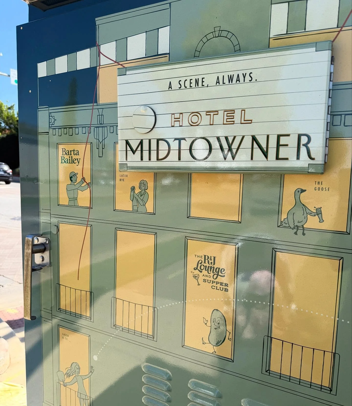 You may have seen new utility box art popping up around Midtown recently. It was interesting to watch this process unfold as the many parties associated with the neighborhood were determined to make it happen. The permitting for this project has hope