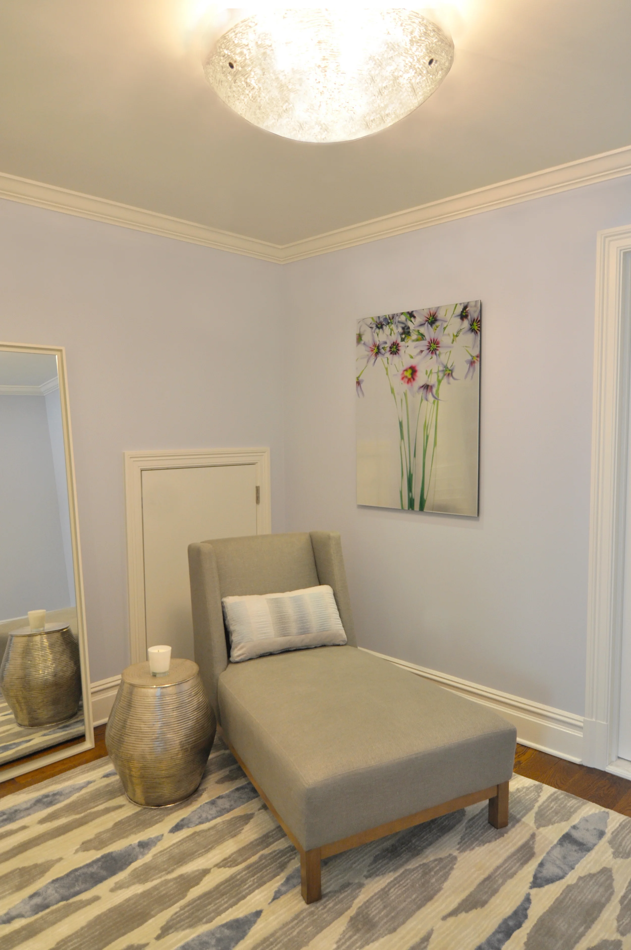 Master Suite Sitting Room_Changing Room_Chaise_Ceiling Lighting_Art_KAM DESIGN.jpg