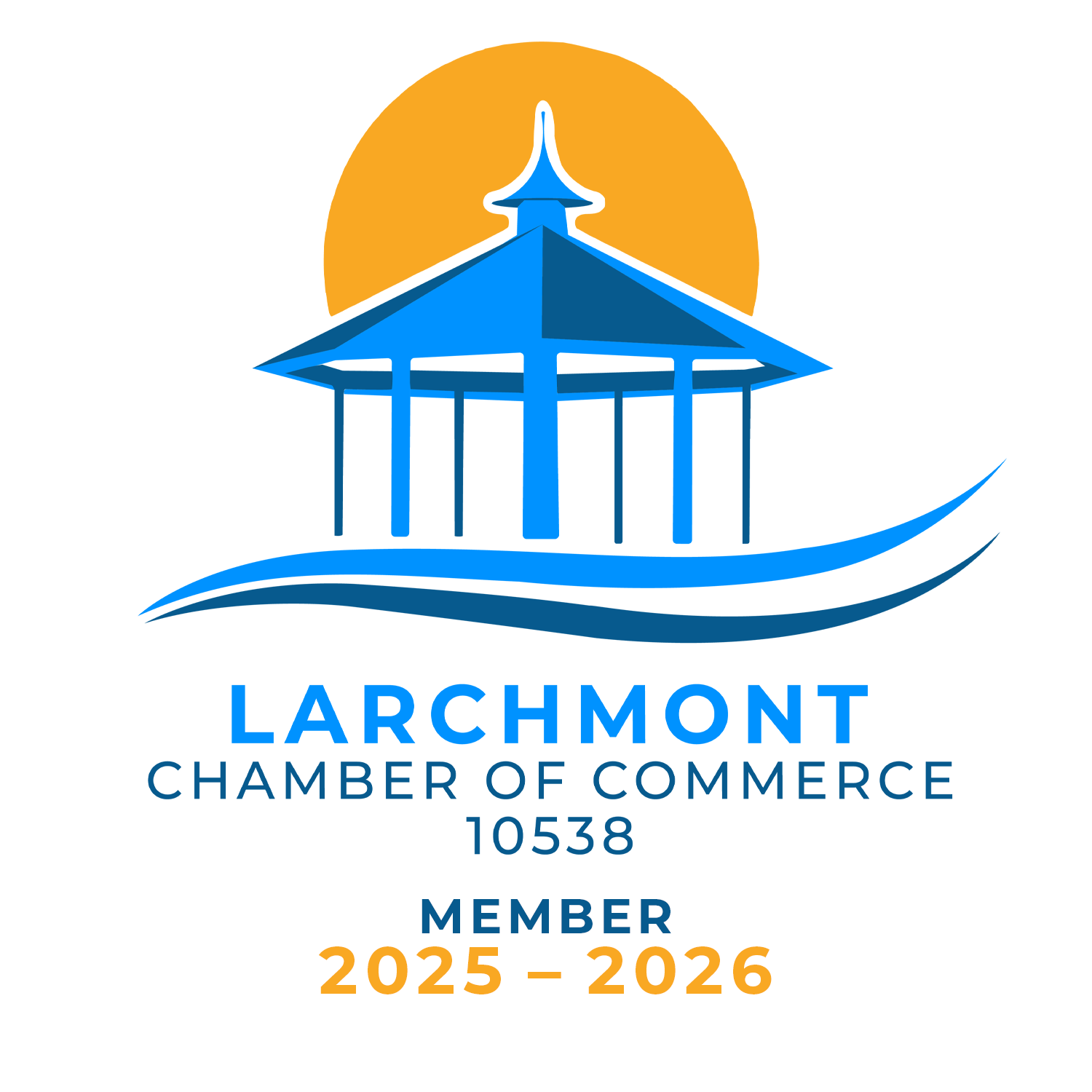 Larchmont NY Chamber of Commerce Member Logo KAM Design 2025-2026