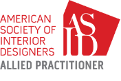 American Society of Interior Designers ASID Allied Practitioner KAM Design Logo