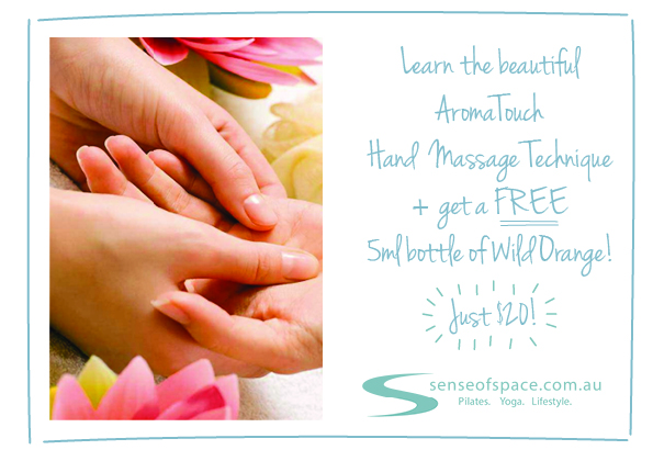 Intro To Essential Oils Class PLUS AromaTouch Hand Massage 