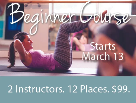 Starts Monday 13 March for four weeks at 6.45pm. Beginners receive a bonus $30 discount off our new client offer after completing our beginner course.