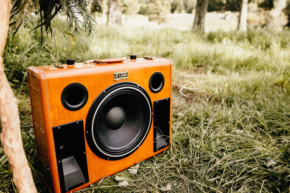 One of At Large Audio’s Wedding Sound Systems.