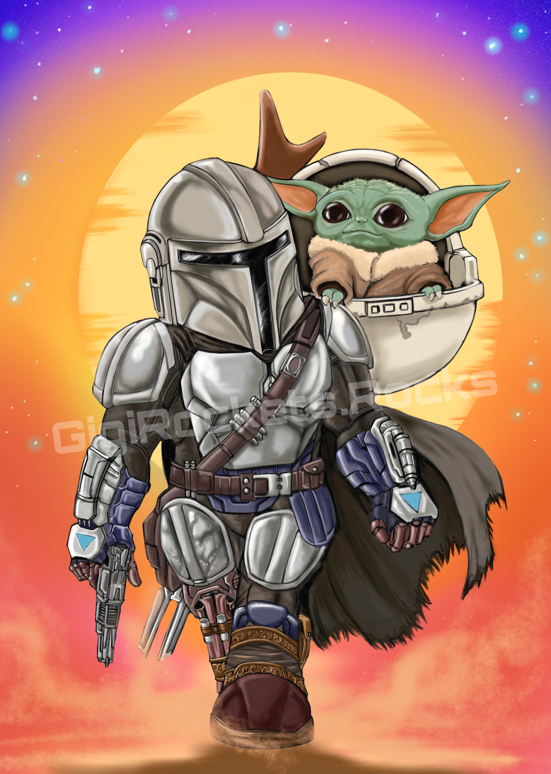 Mandalorian and the kid