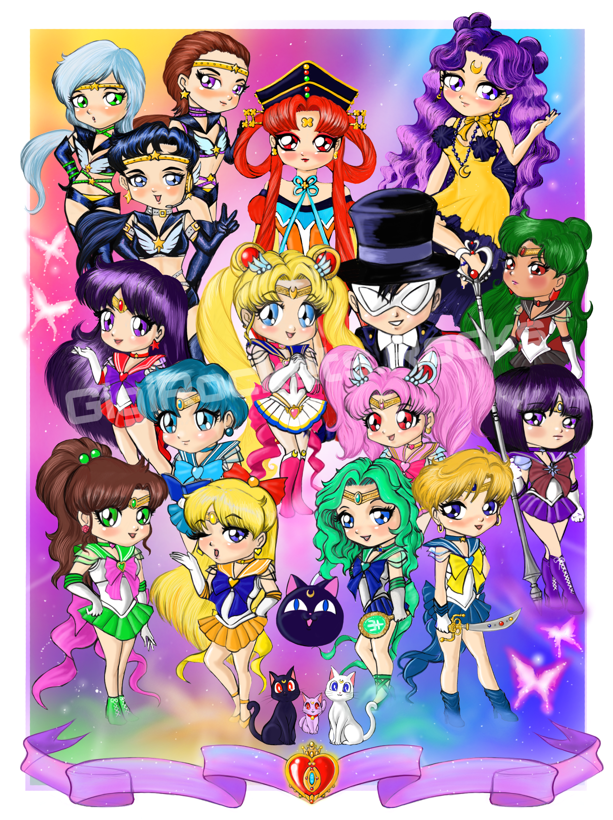 Sailor Scout Fam