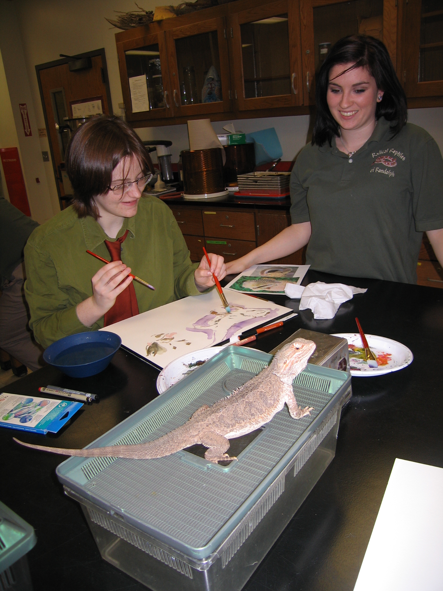 Kyrie Dwyer wBearded Dragon.JPG