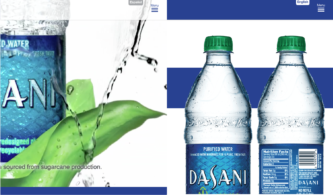 The Espanol button will take you to a version of&nbsp;the website that is completely built in spanish. You can opt-in or out of the two languages through the same button