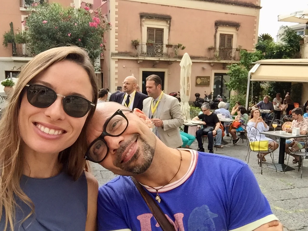 Me and Concetto - Day 1 in Taormina 
