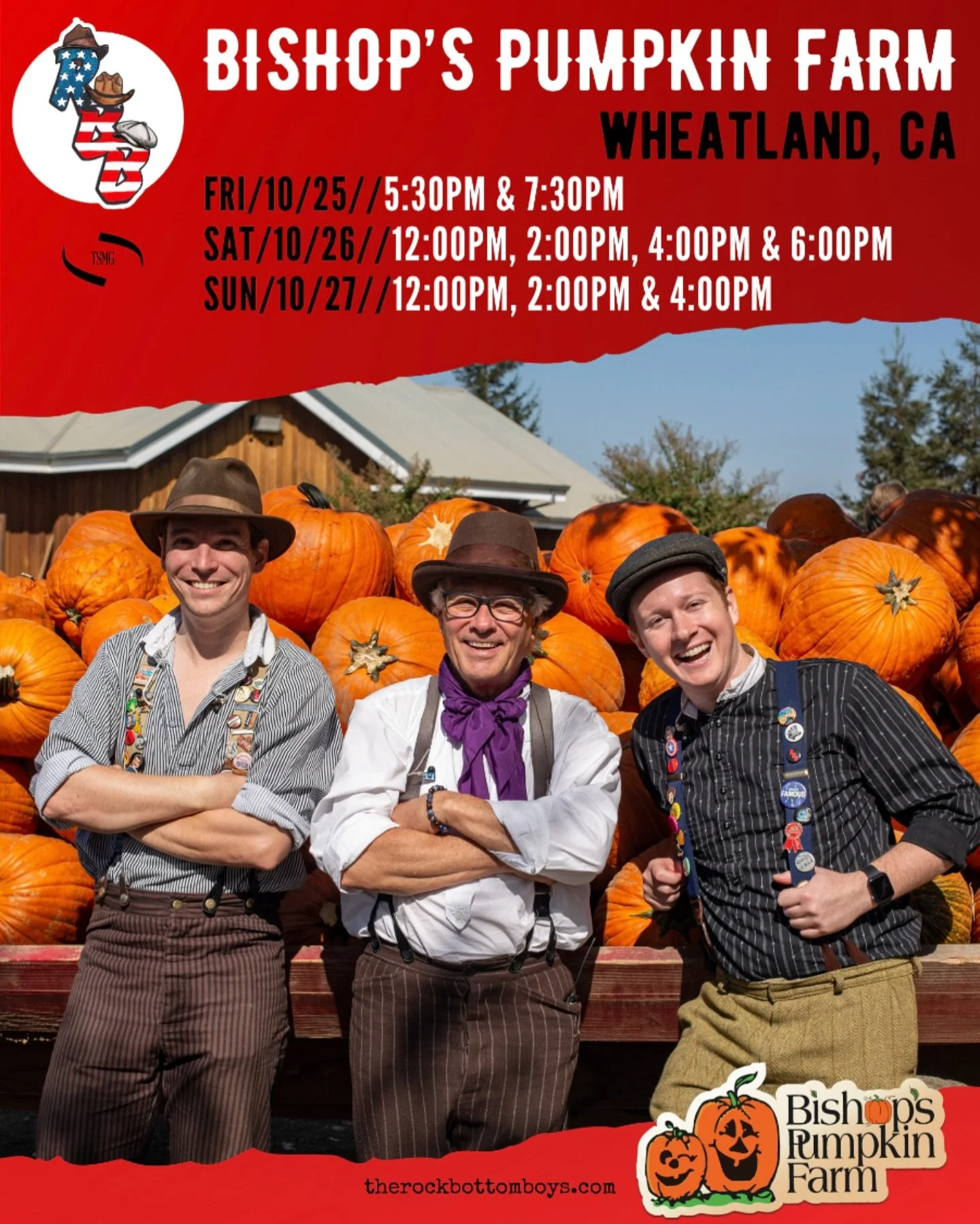 Wrapping it up at Pumpkin Paradise with a weekend full of shows! 🎃 
@bishopspumpkinfarm1973