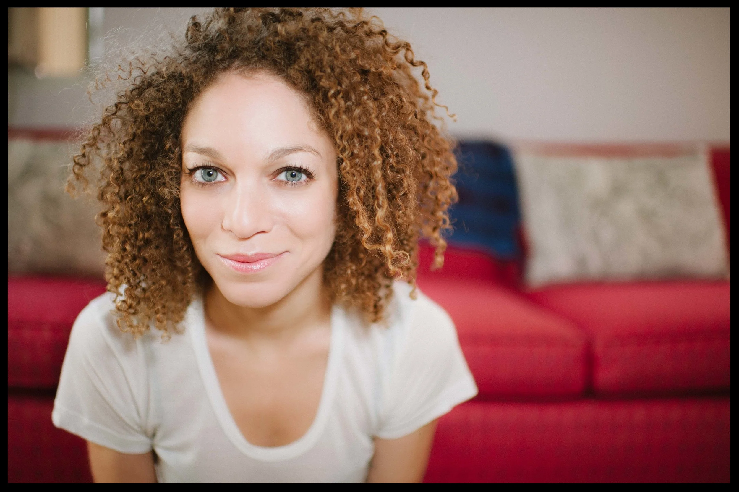 this is me. that's my red couch. have a very nice day.