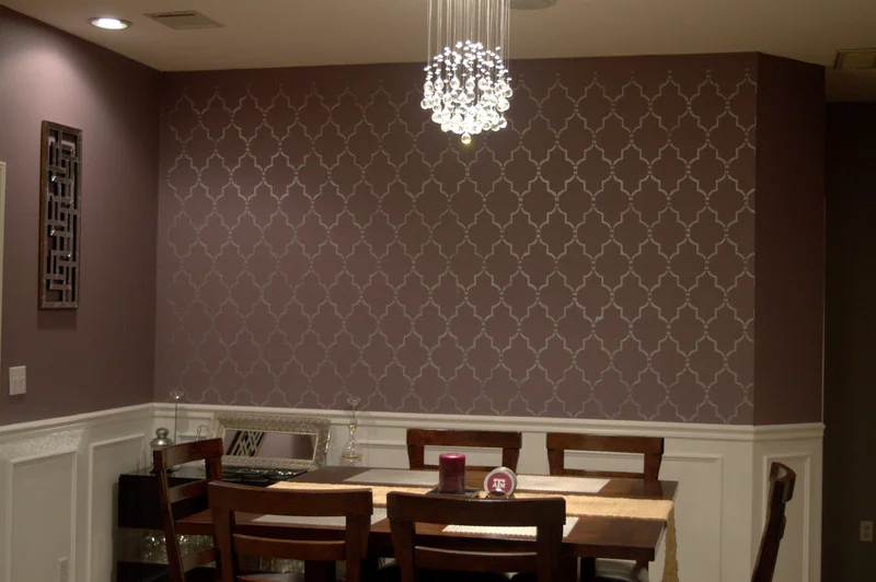 Plain Jane dining room to elegant yet casual space