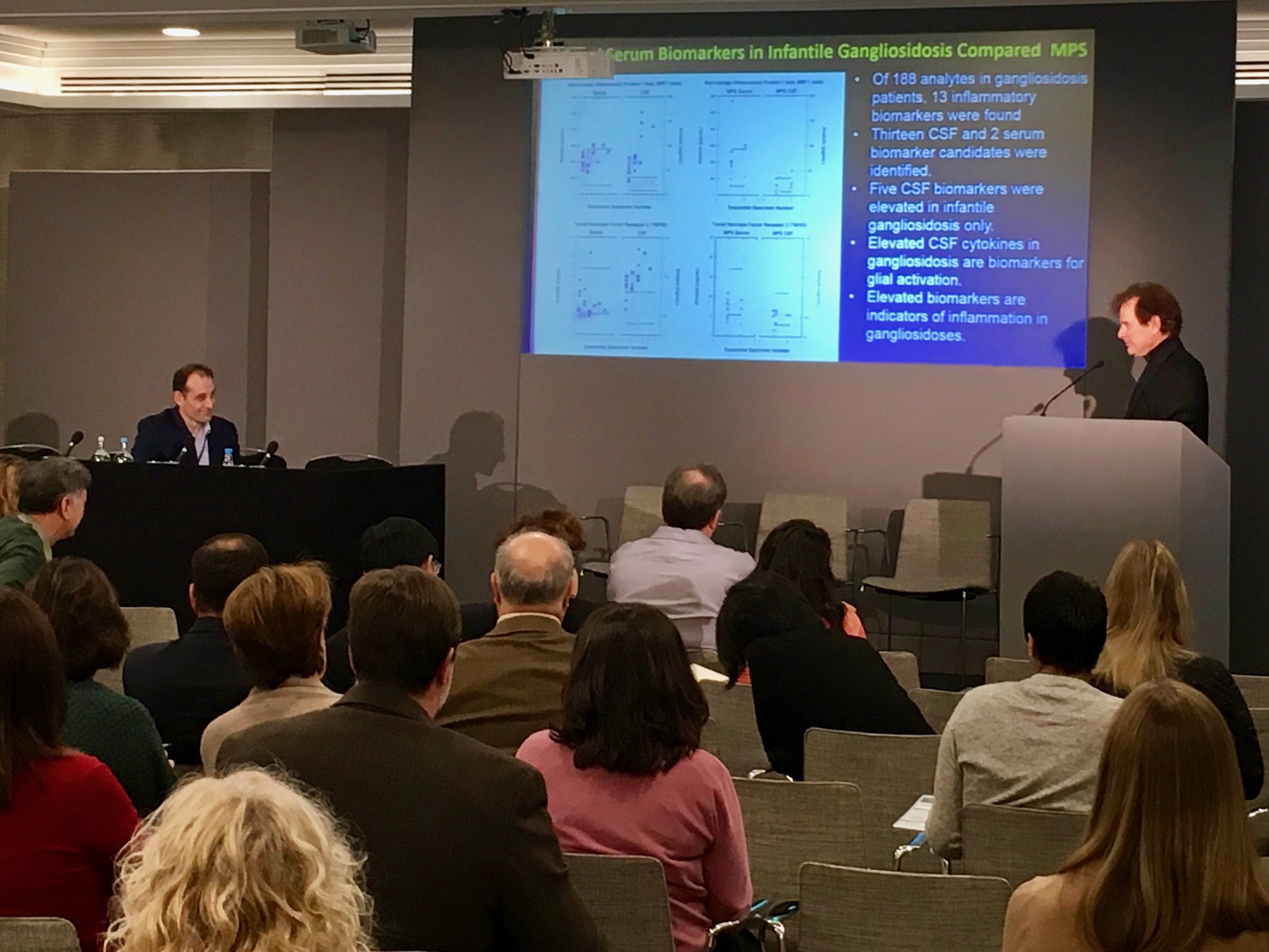  Dr. Chester Whitley presents on MPS disorders: Genotype- Phenotype Correspondence.&nbsp;     