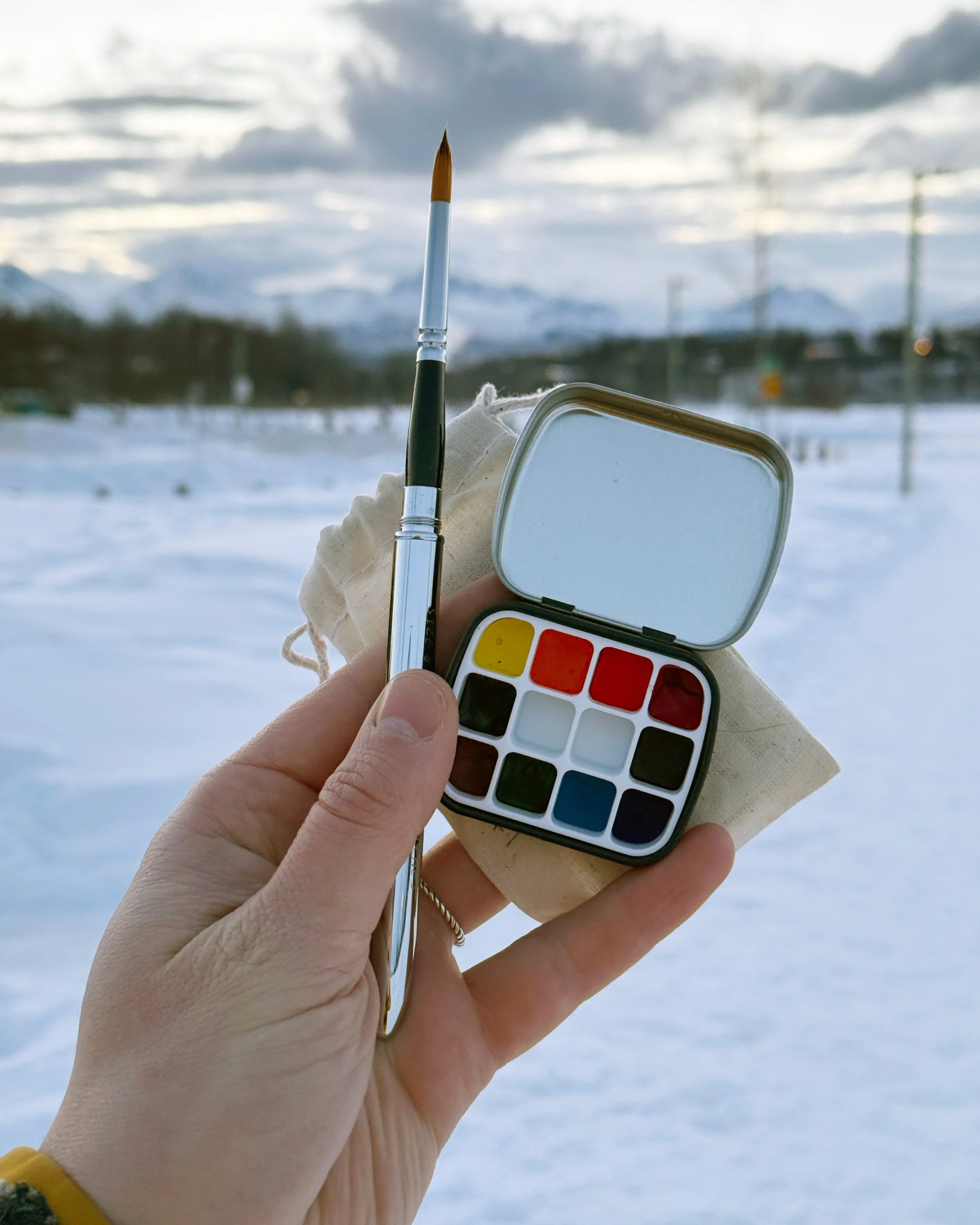 Trailbound Micro Watercolor Sketching Kit