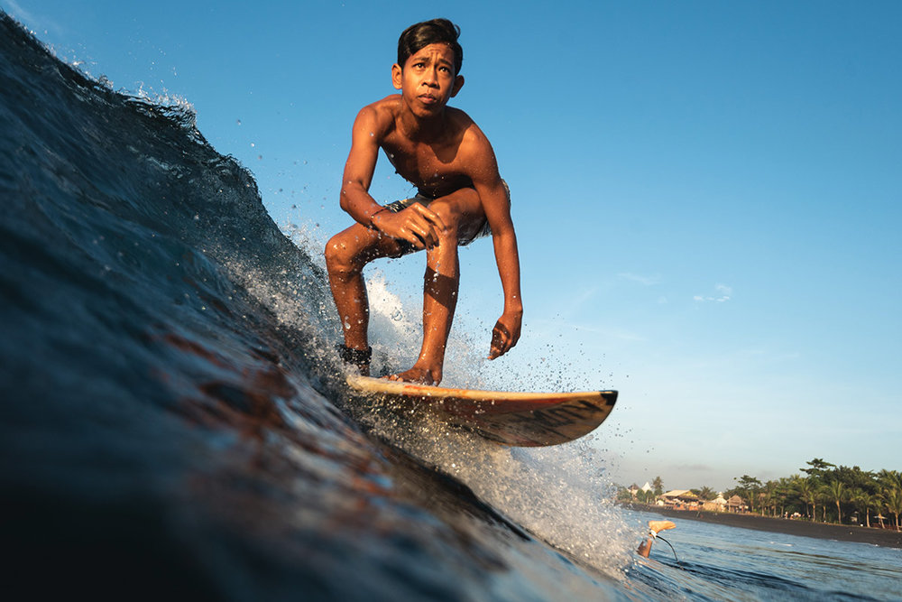 Local Balinese Surfer