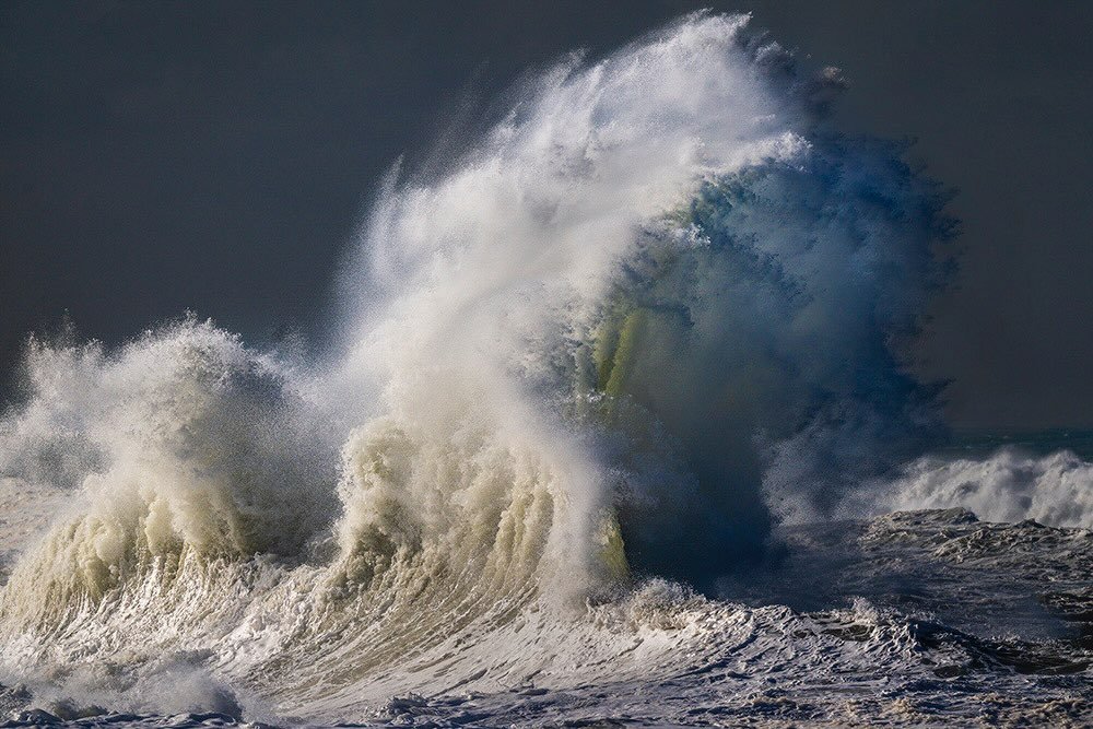 &ldquo;Tempest &ldquo;
where the wild Atlantic storms collide against the waiting coast, sculpting fleeting cathedrals of salt and surge in a moment of violent beautiful and grace .
Not lost to the deep, but captured, stilled, and preserved forever i