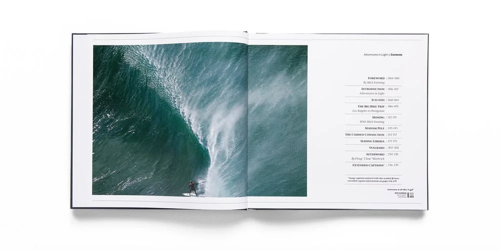 240 page Collector's Surf Photography 'Adventures In Light' Book by Ted Grambeau.