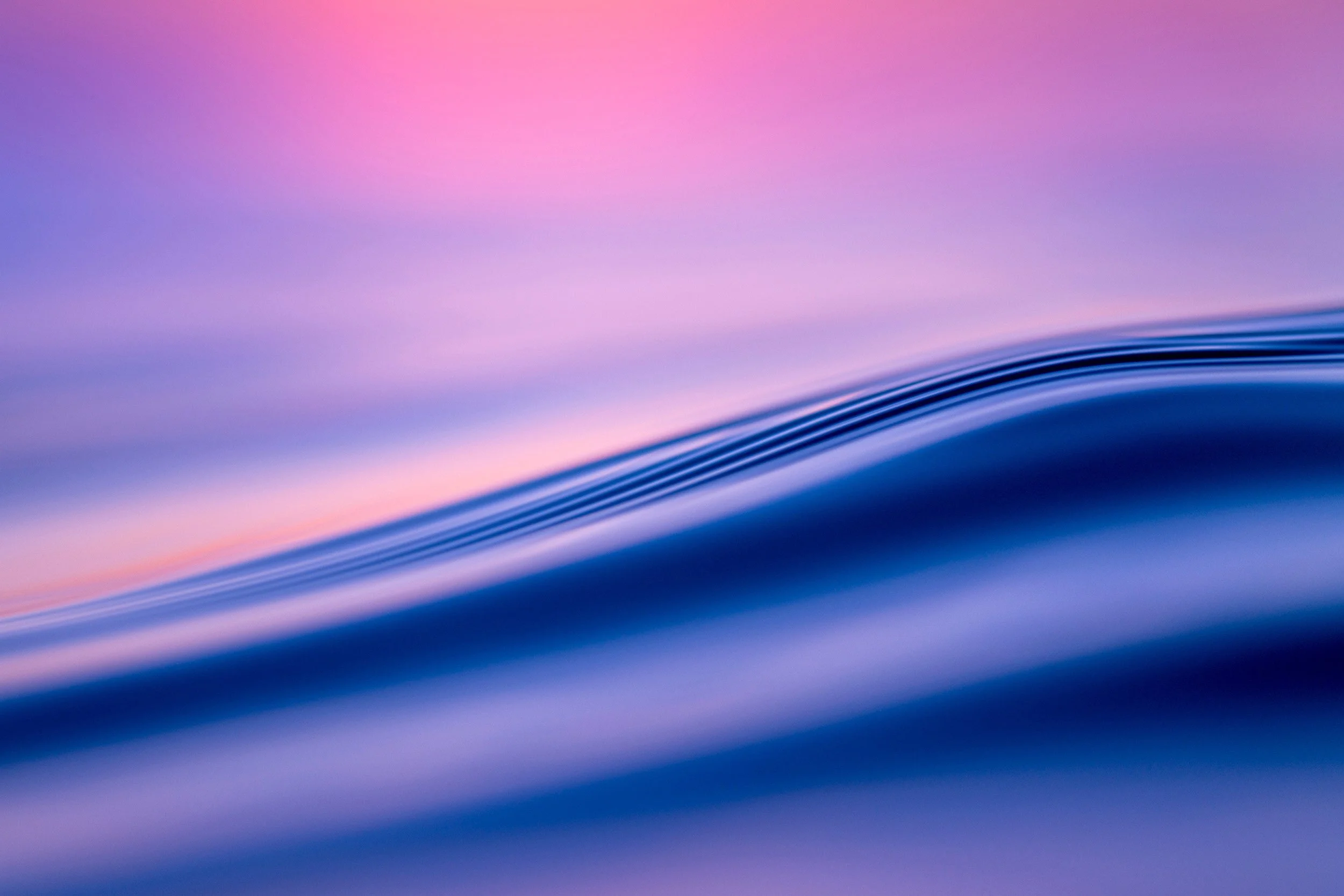 Pastel pinks, reflections of the ocean at dawn from Sealevel Ocean Art Collection, photographed by Ted Grambeau.