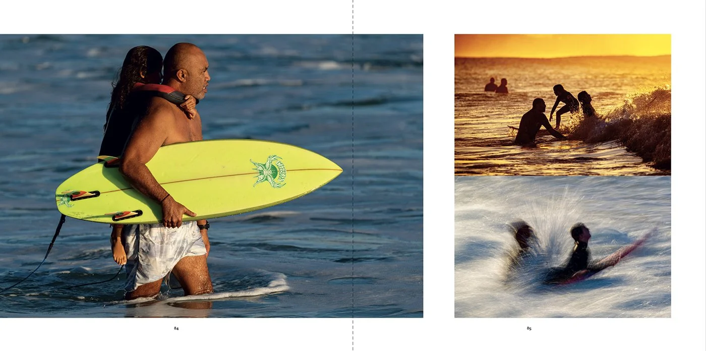 Family fun at The Alley, photographs featured in Ted Grambeau's new photography book Currumbin in Light.
