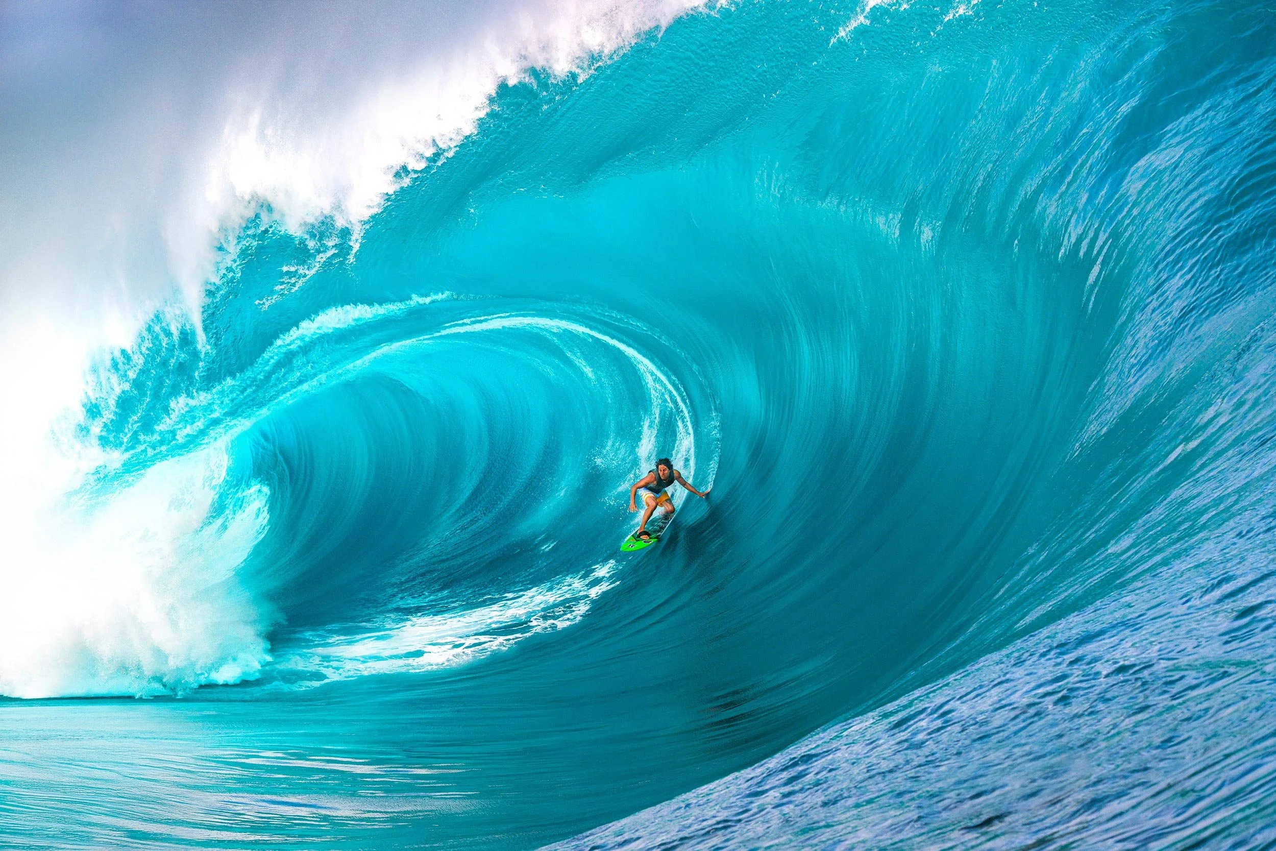 This surf photography print celebrates Matahi Drollet's deep connection with Surfing Teahupo’o, captured by Ted Grambeau.