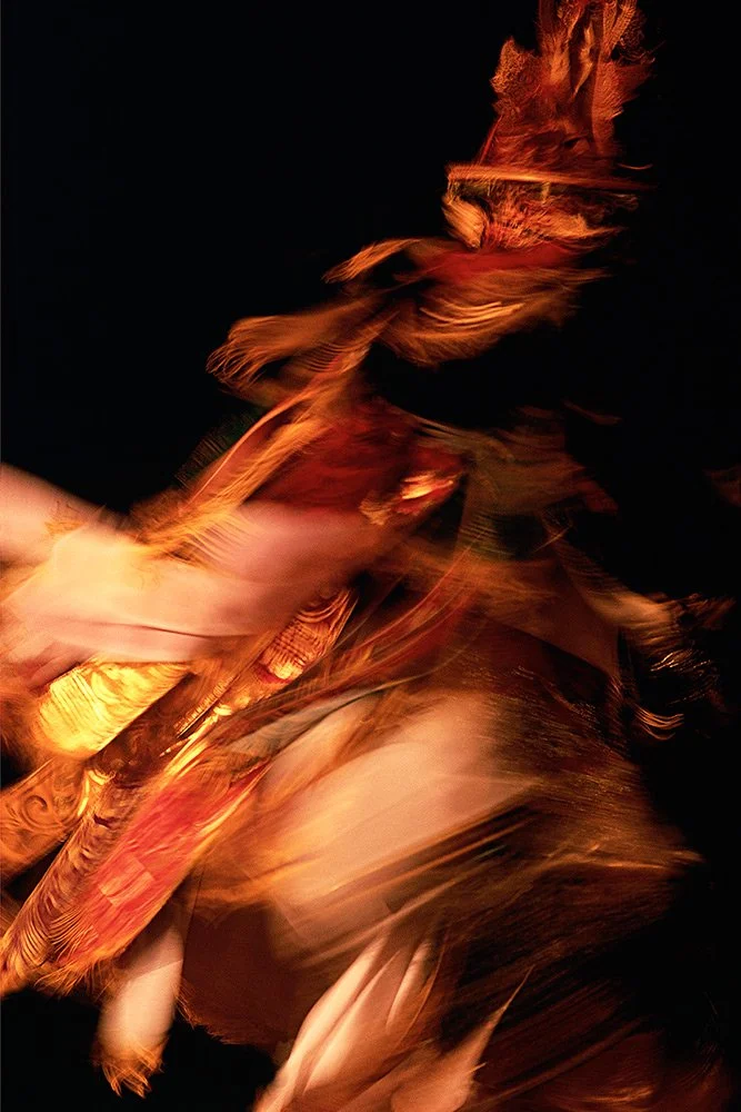 'HIGH SPIRITS' - The dramatic dance Barong at festival in Bali.