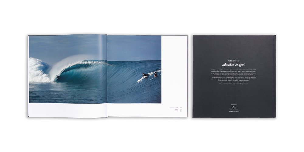 240 page Collector's Surf Photography 'Adventures In Light' Book by Ted Grambeau.