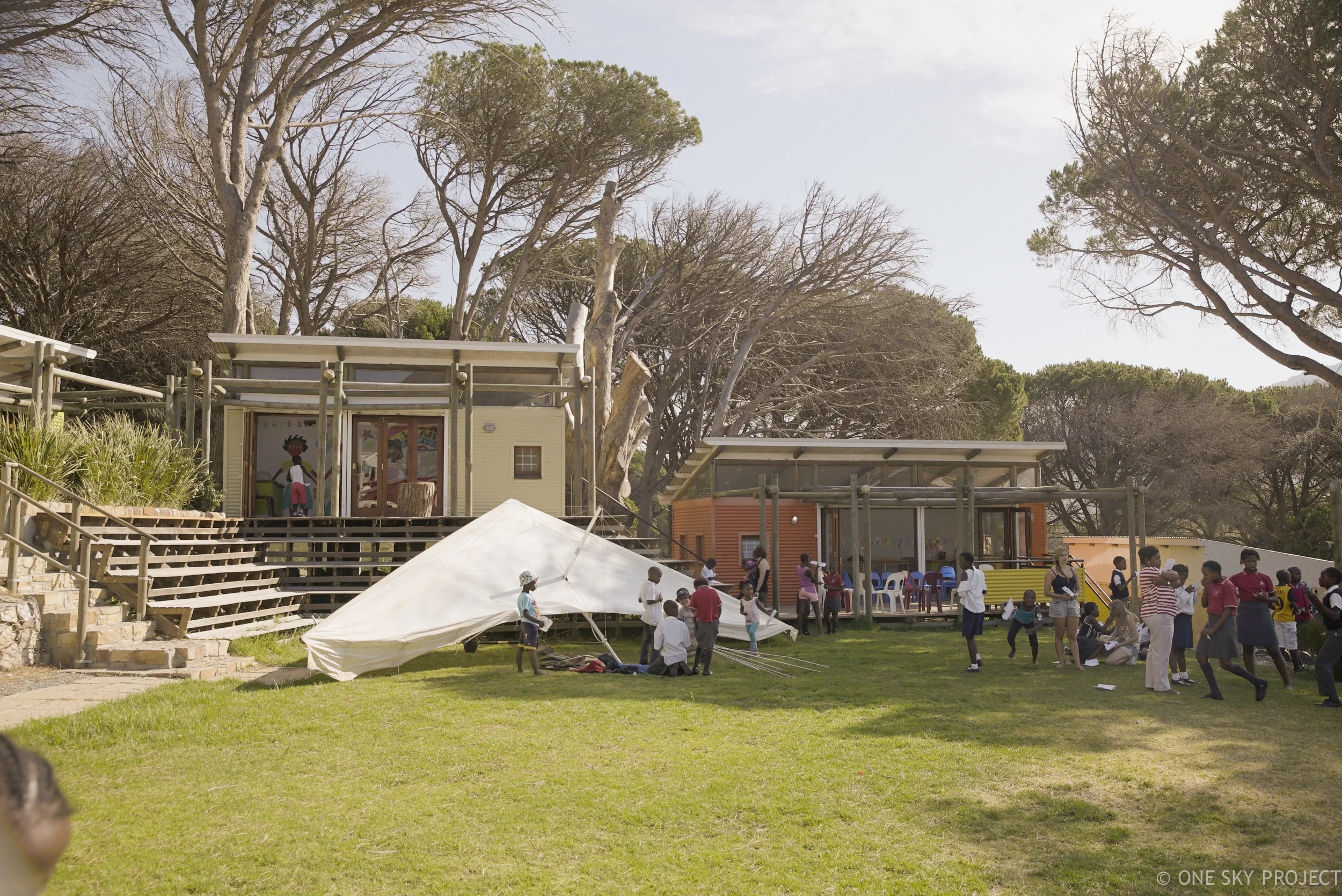 Ikhaya's school-grounds. A beautiful, "Happy Place"
