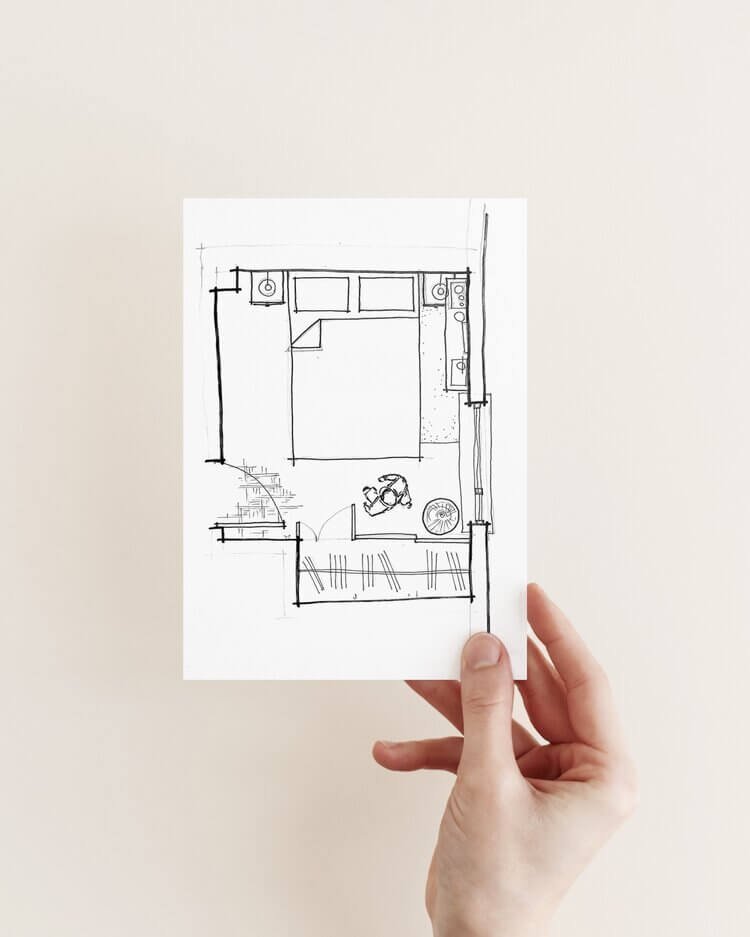 Learn to hand draw a floor plan