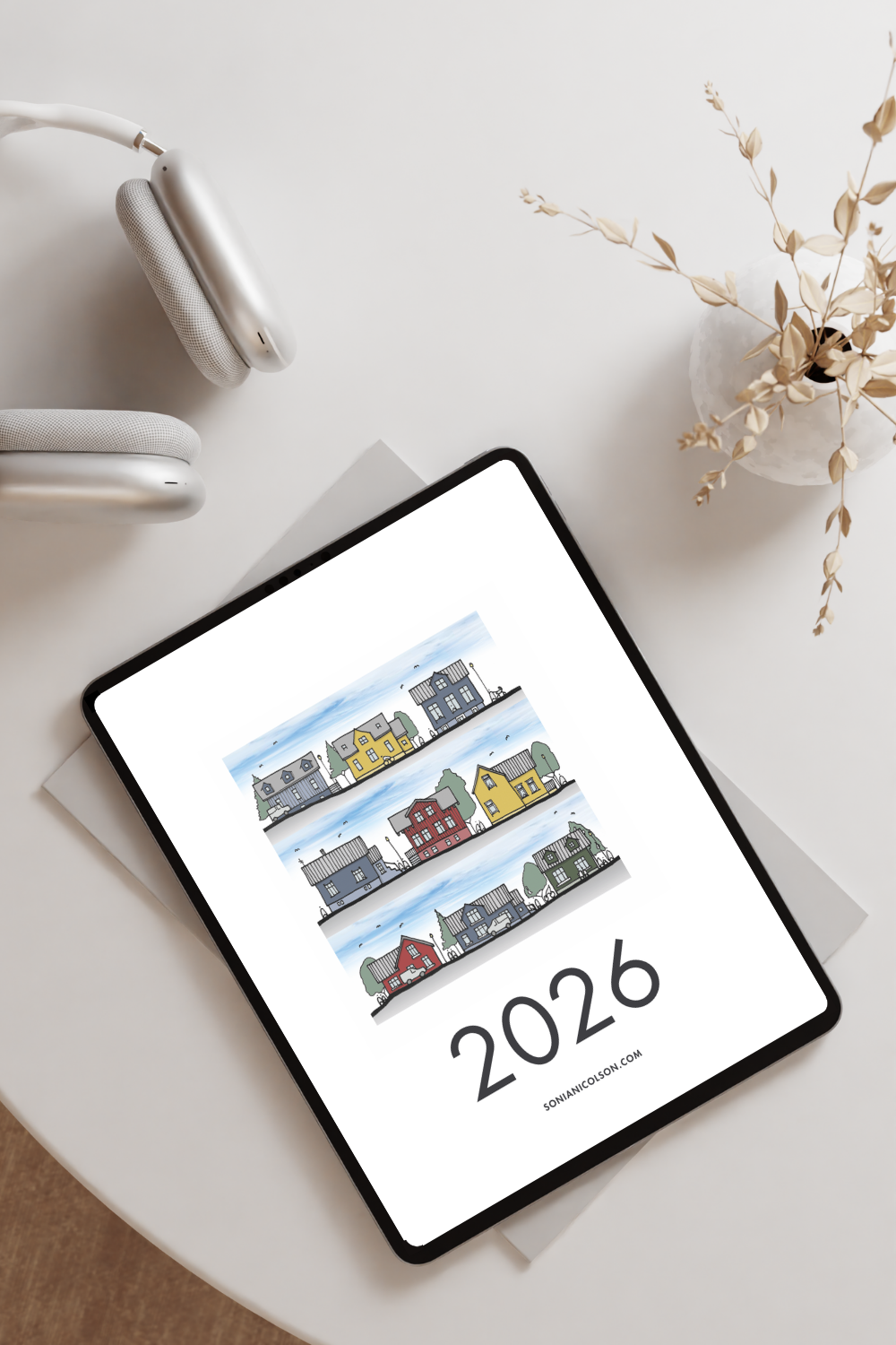 2025 Iceland Calendar by Sonia Nicolson