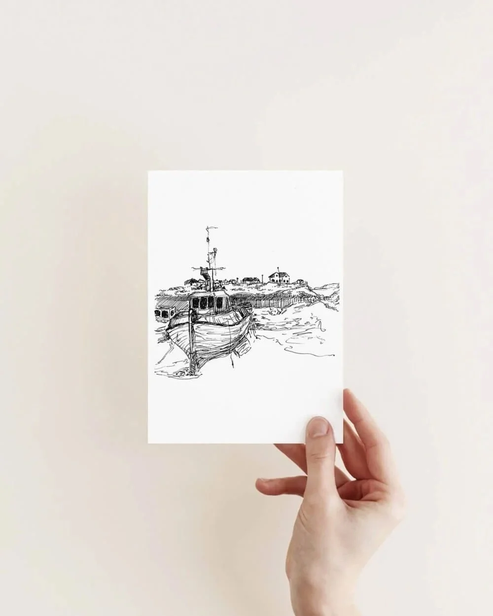 Stykkishólmur, Iceland - Original Architectural Sketch