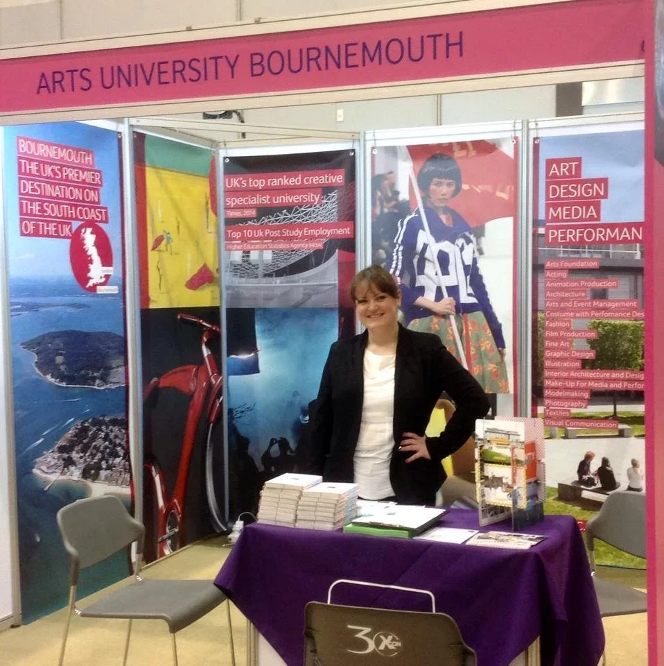 Senior Lecturer Sonia Nicolson on an international recruitment trip with the Arts University Bournemouth