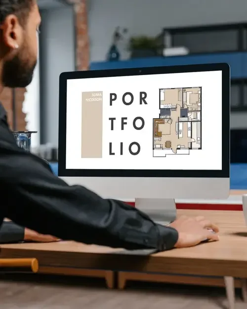 Editable Architecture Portfolio Template (Canva) - For Students & Applicants