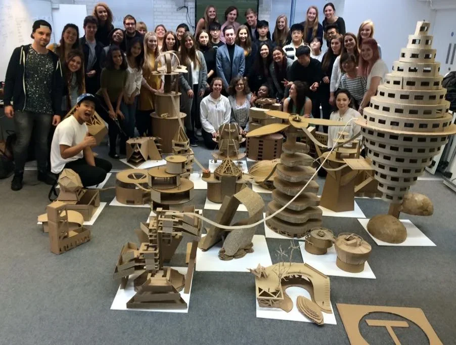 The future city modelmaking workshop at the Arts University Bournemouth by Sonia Nicolson
