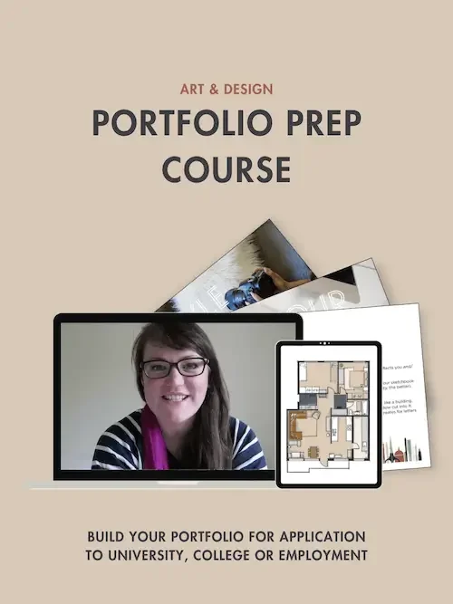 Art and design portfolio preparation course for architecture applicants by Sonia Nicolson