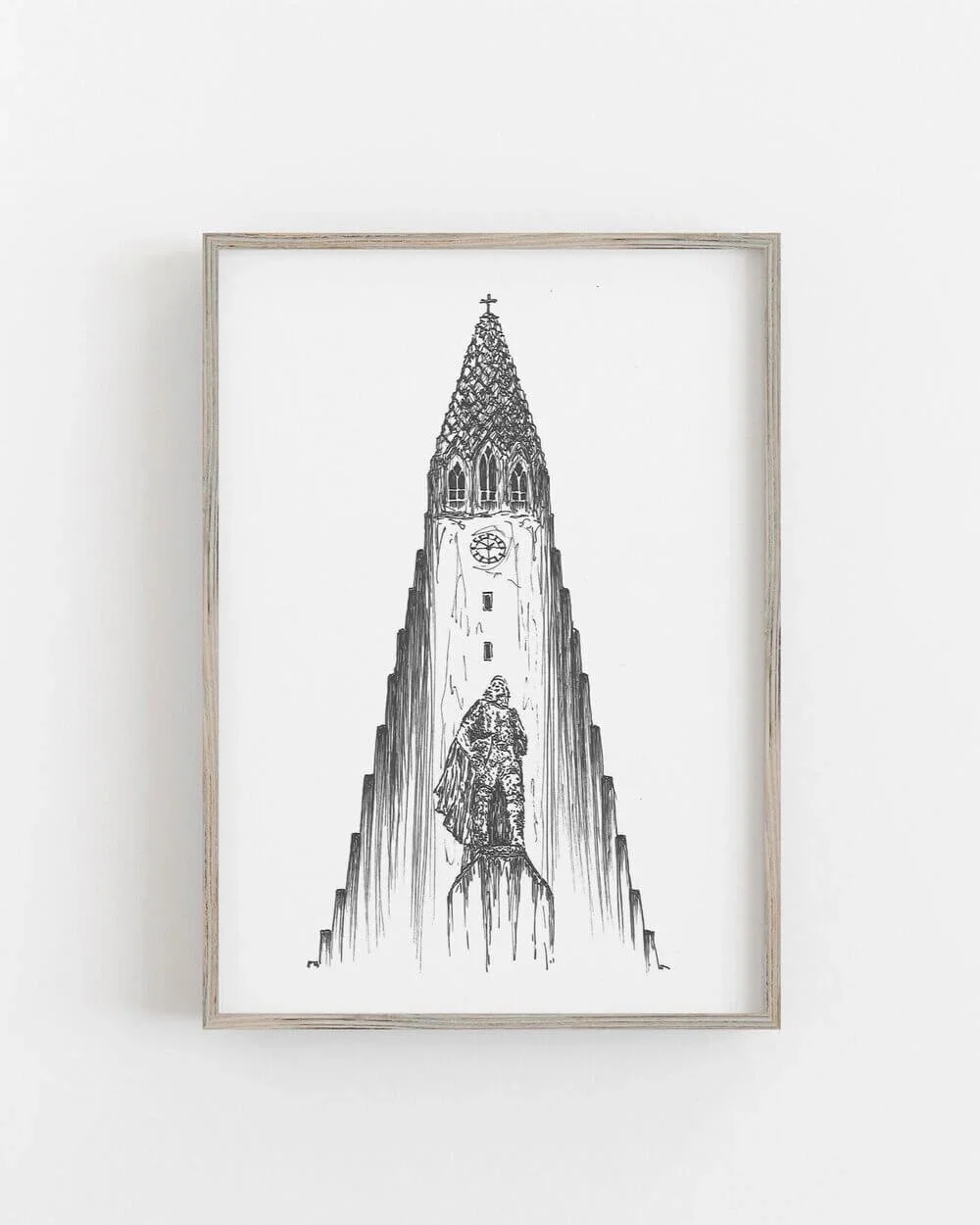 Hallgrimskirkja (Hallgrímskirkja) Iceland Print