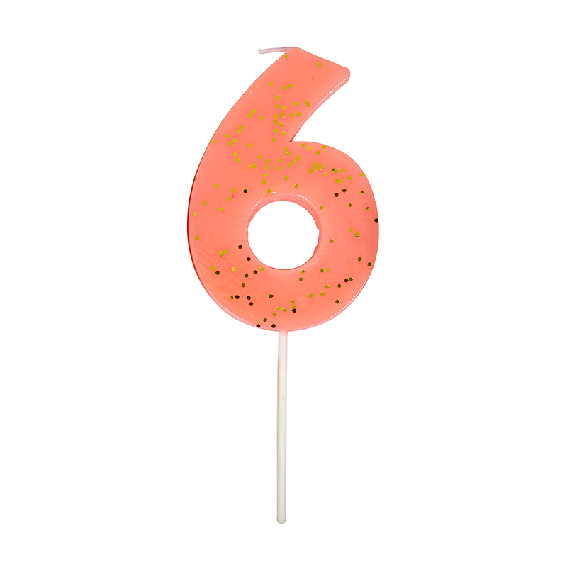 Meri Meri Pink Number 6 Candle Only.jpeg