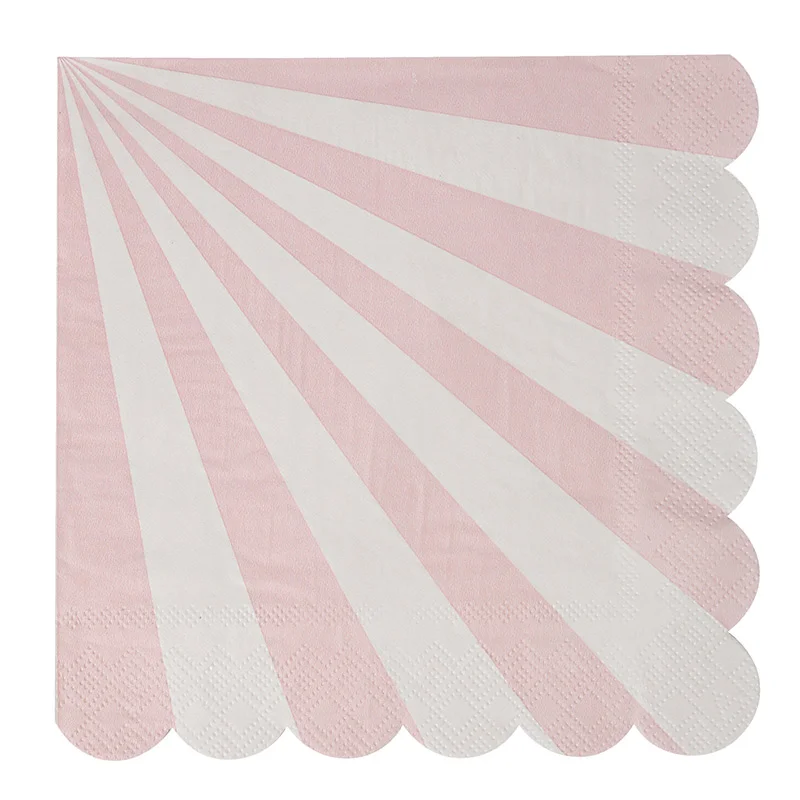 Meri Meri Large Pink Striped Napkins.jpg