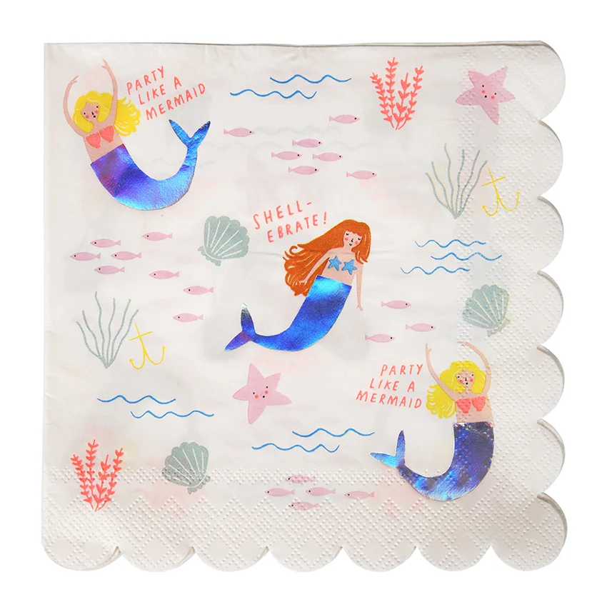 Let's Be Mermaids Large Napkins.jpg
