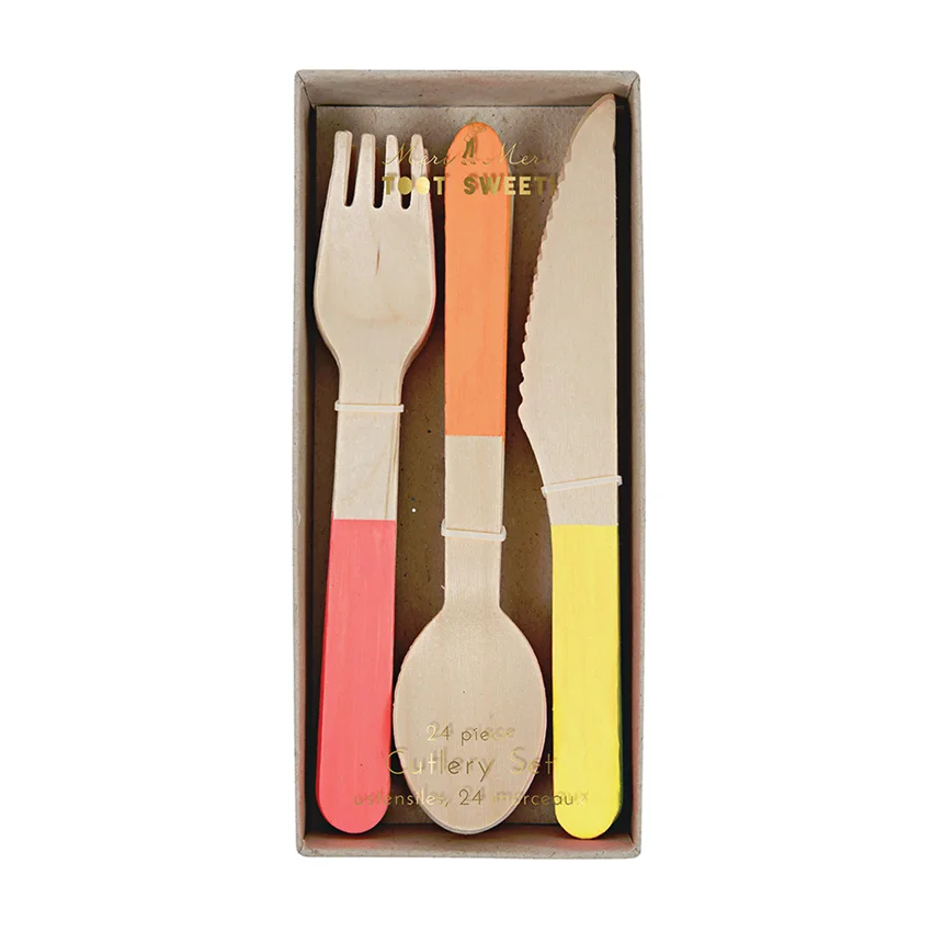 Meri Meri Neon Wooden Cutlery Set.jpg