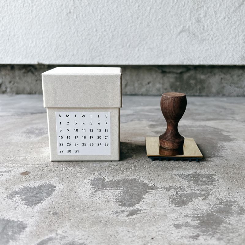 Mizushima: Perpetual Calendar Stamp — Stitch Craft