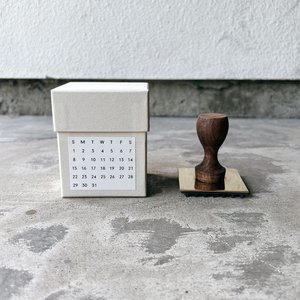 Mizushima: Perpetual Calendar Stamp -   Coisas de papelaria, Tutorial  encadernação, Organização do planeador